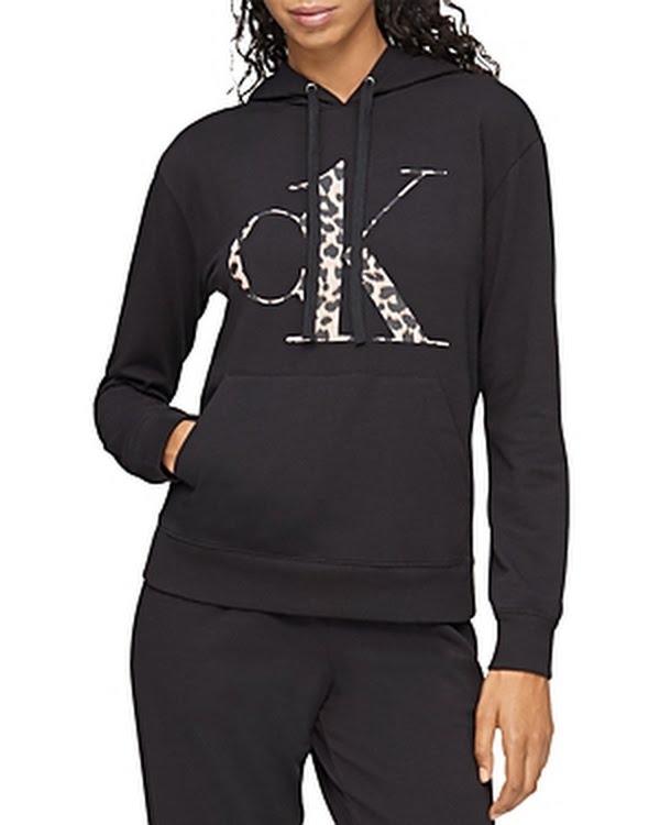 Calvin Klein Ck One Glisten Sweatshirt Black Size Small