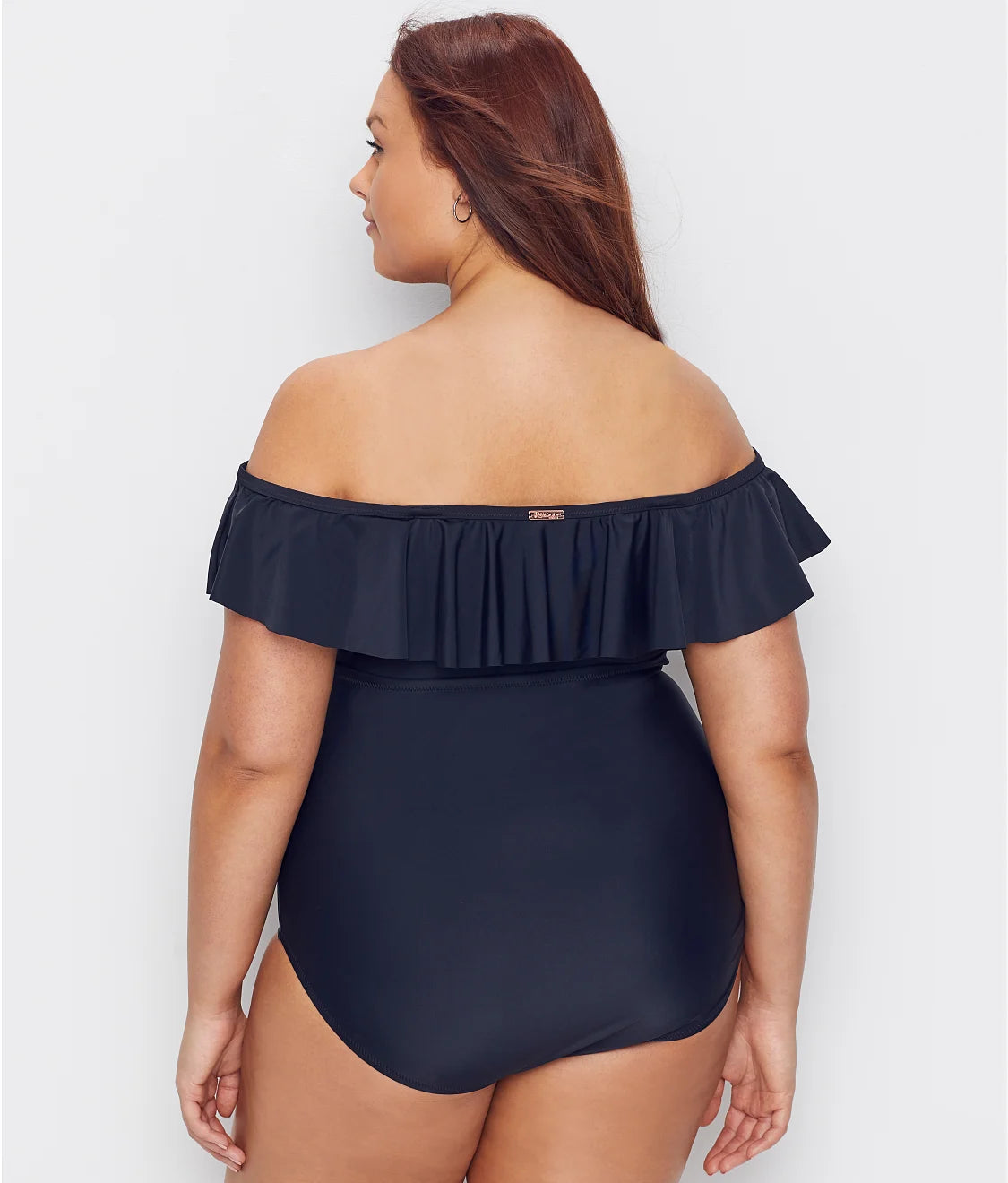 Raisins Curve Womens Plus Size Marrakesh Solid Caicos One-Piece, Size 16W