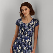 Lauren Ralph Lauren Floral Jersey Maxidress, Size Xs