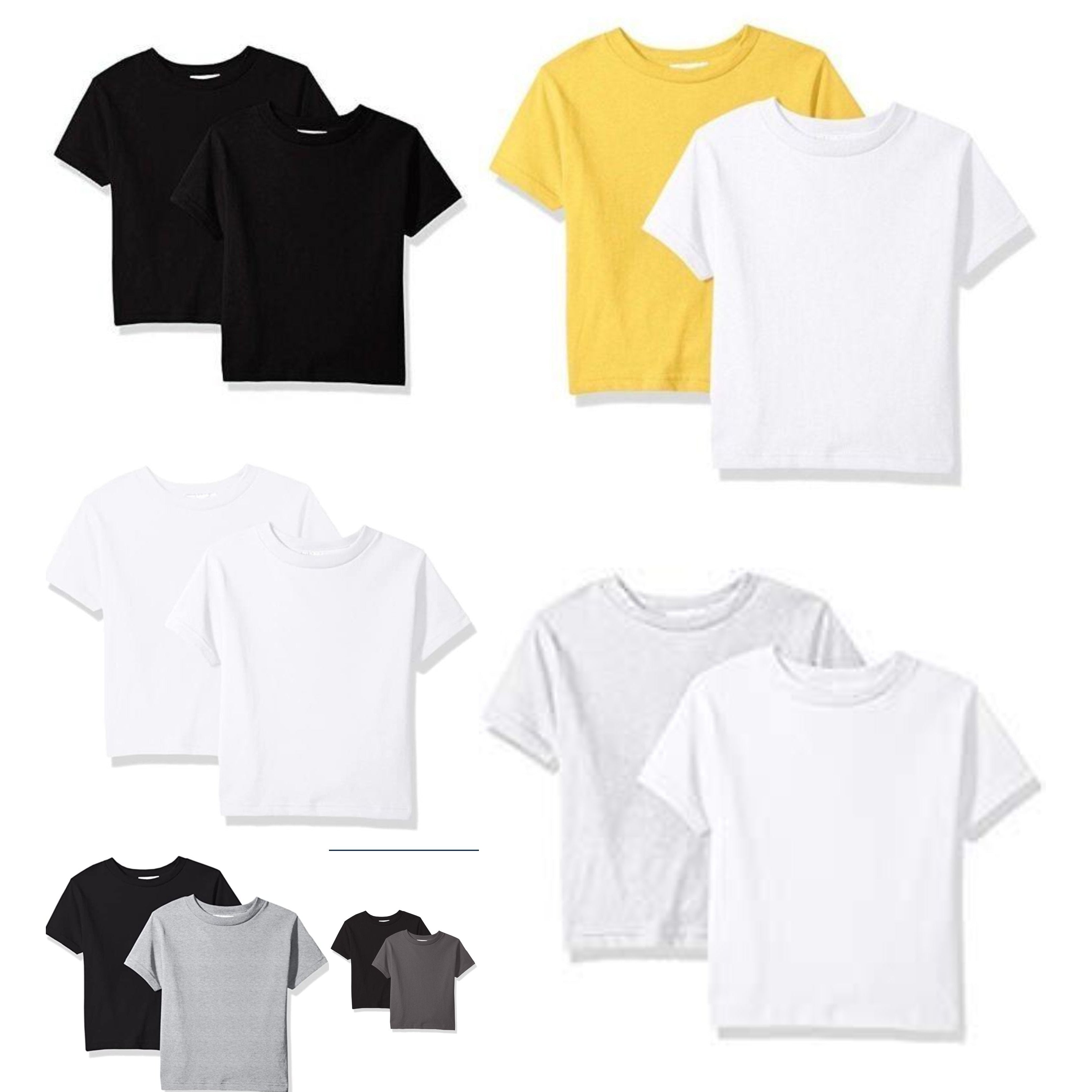 Clementine Everyday Toddler Short Sleeve Crew T-Shirts 2-Pack