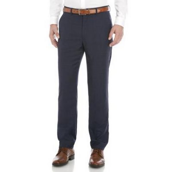 Lauren Ralph Lauren Mens Classic-Fit UltraFlex Stretch Windowpane Pants