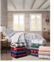 Premier Comfort Reversible Velvet to Sherpa Comforter, King, Various Colors
