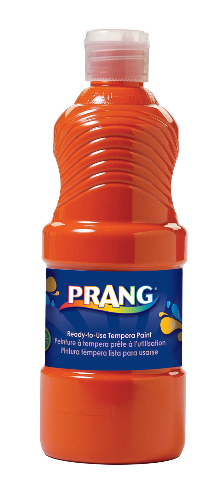 Prang Ready-to-Use Tempera Paint, Orange, 16 oz, EA