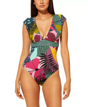 Bleu Rod Beattie Womens Jungle Book Cap Sleeve Swimsuit, Size 14