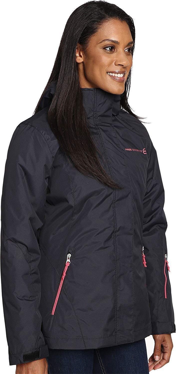 Free Country Womens System Jacket with Lattice Print 1X