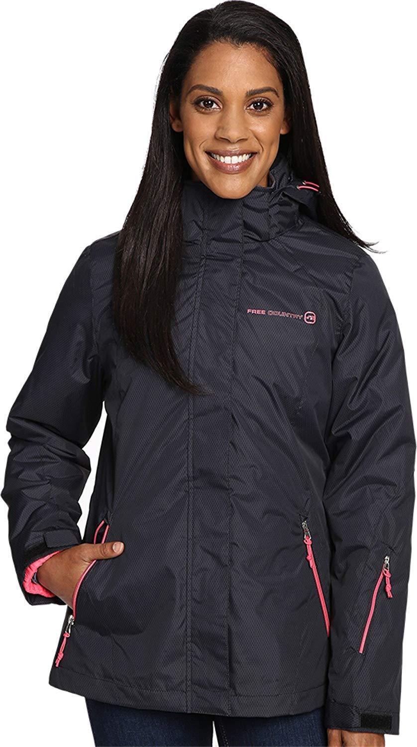 Free Country Womens System Jacket with Lattice Print 1X