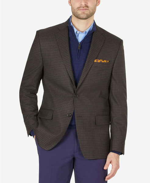 Lauren Ralph Lauren Mens Classic-Fit Ultraflex Stretch Patterned Blazer, 44S