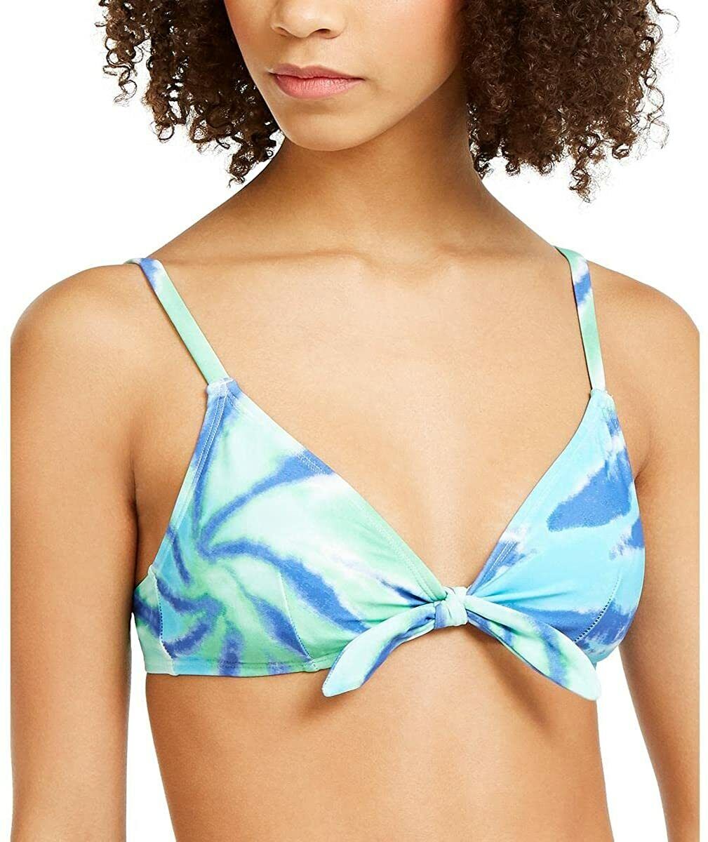 Tommy Hilfiger Tie-Dye Tie-Front Bikini Top Women’s Swimsuit