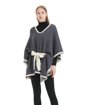 Save the Ocean Sustainable Belted Pullover Poncho