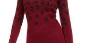 BCX Womens Printed Jewel Neck Sheath Dress, Size Medium