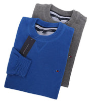 Tommy Hilfiger Mens Signature Crew-Neck Classic Fit Sweater, Choose Sz/Color
