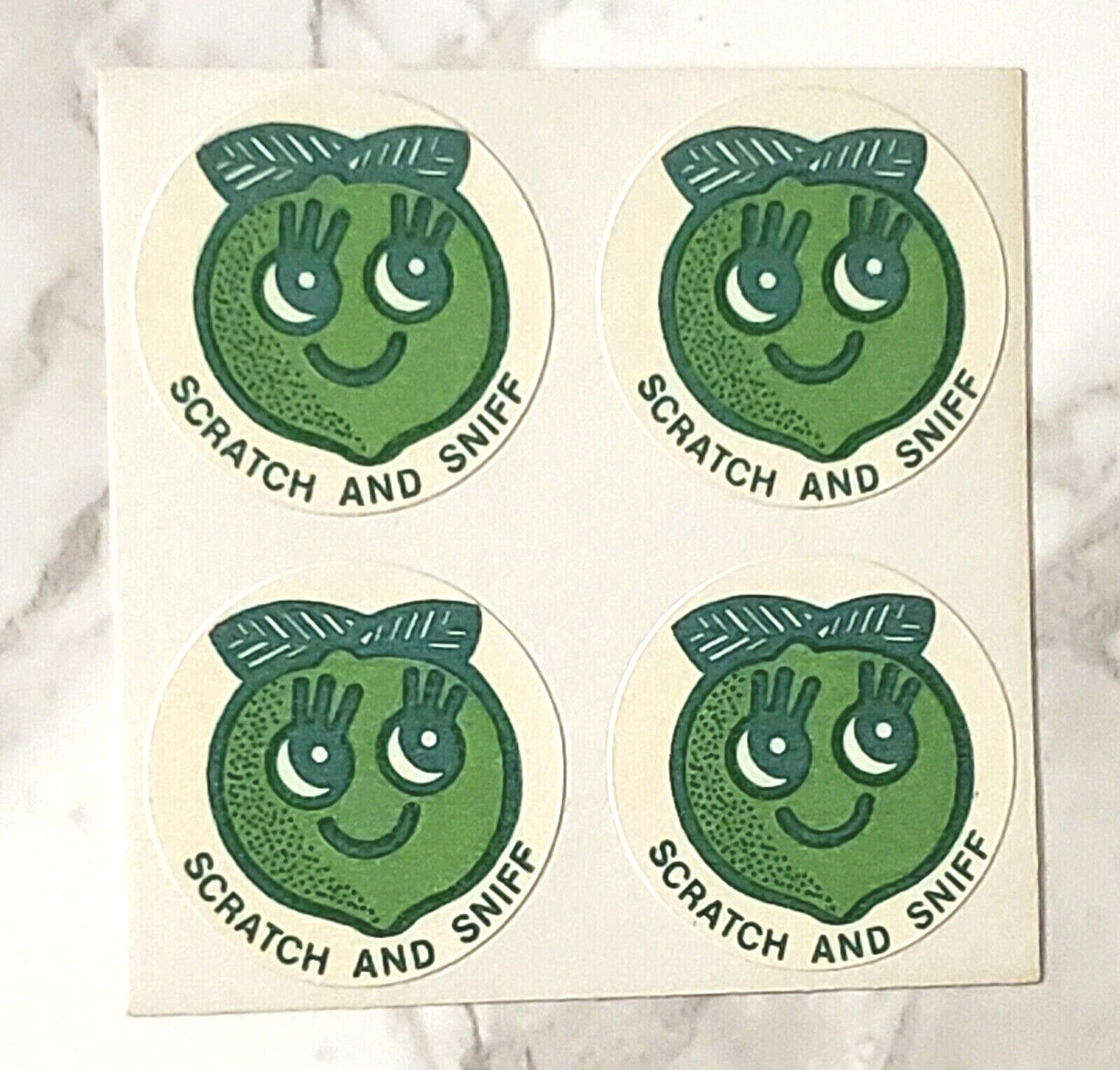 Lot of 31 Vintage CTP 1977 Scratch and Sniff Reward Label Stickers