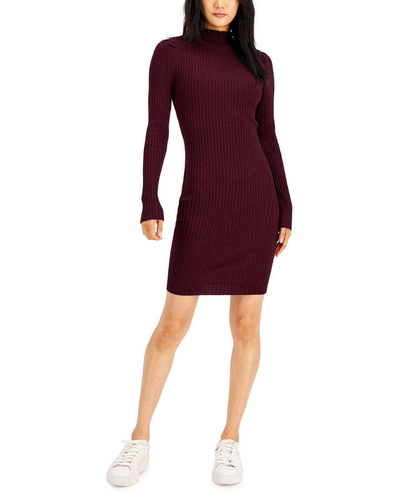Hooked Up by IoT Juniors Ribbed Mock-Neck Sweater Dress Vanessa Jane Hooked Up by IoT Juniors Ribbed Mock-Neck Sweater Dress Vanessa Jane