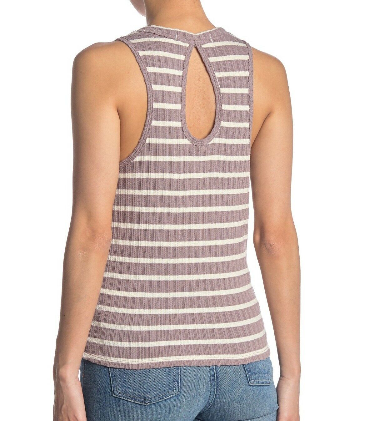 We the Free Womens Fired up Striped Cut-Out Tank Top, Size Small