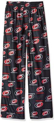 NHL Youth Boys Team Print Sleepwear Pant Carolina Hurricanes, Various Sizes