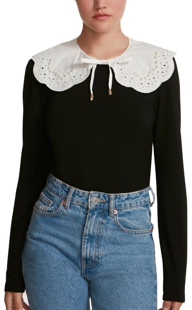 Steve Madden Tiered Floral Cotton Collar