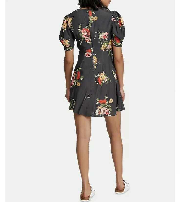 Free People Neon Garden Mini Dress , Size 2