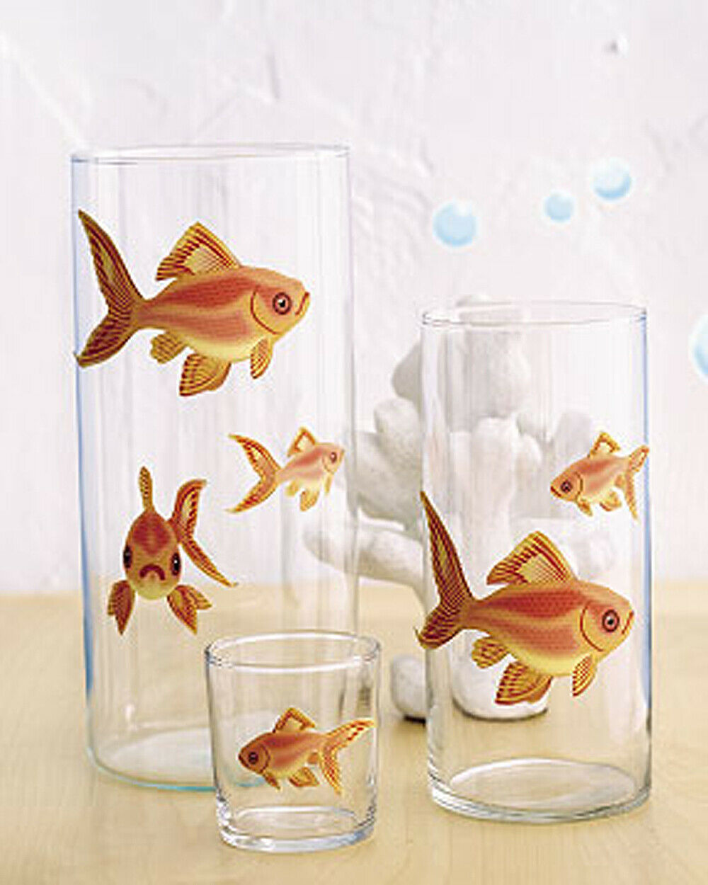 Wallies 13622 Goldfish Self-Adhesive Vinyl Coated Paper Design