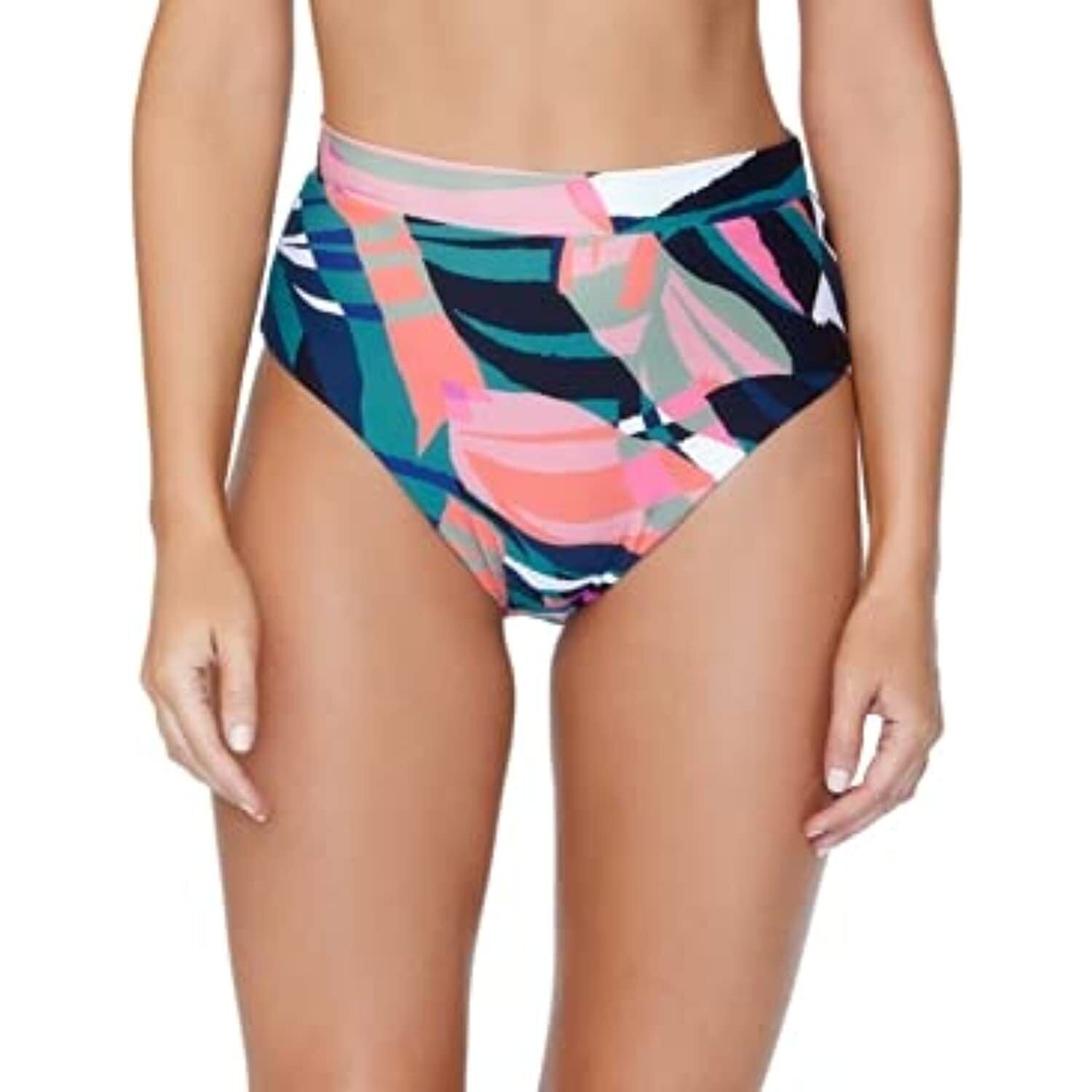 Raisins Juniors’ Printed High-Waist Bikini Bottoms Women’s Swimsuit