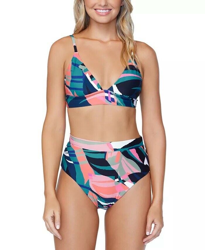 Raisins Juniors’ Printed High-Waist Bikini Bottoms Women’s Swimsuit