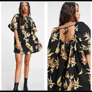 Free People Womens Jodie Floral-Print Tunic