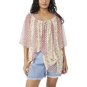 Free People Sunshine Combo Because I Love You Top, Size Small