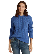 Lauren Ralph Lauren Cable-Knit Cotton Hoodie Sweater
