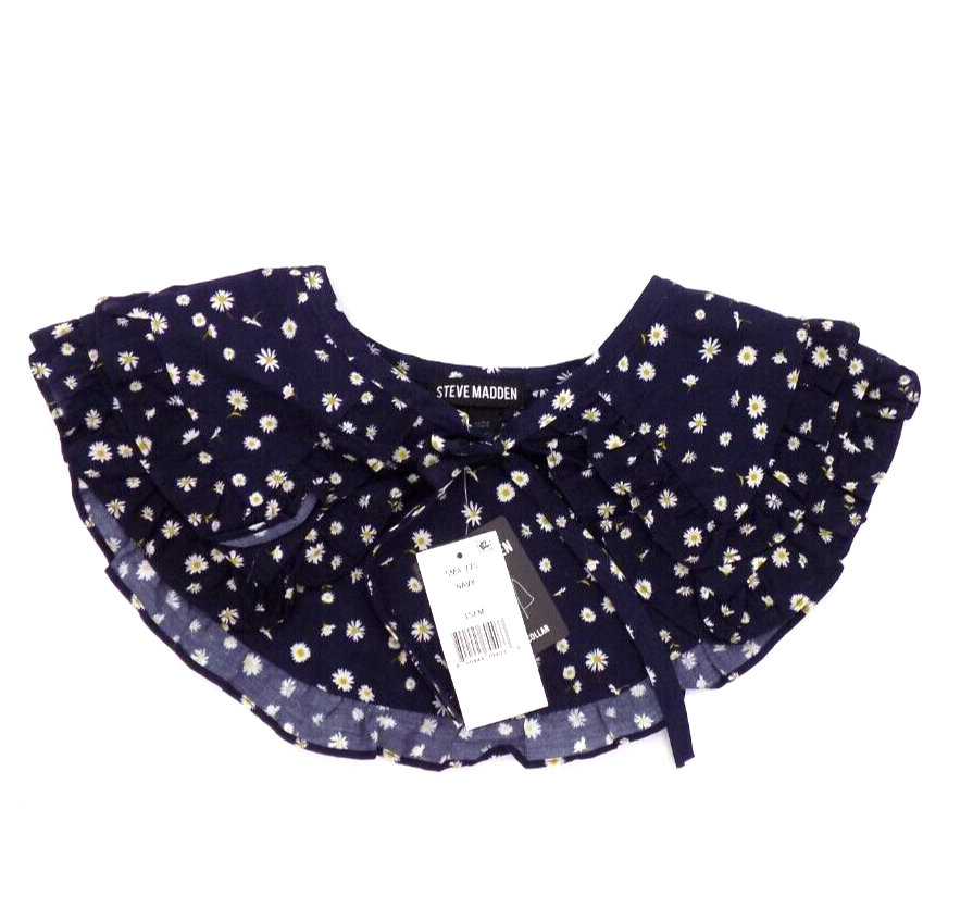 Steve Madden Tiered Floral Cotton Collar