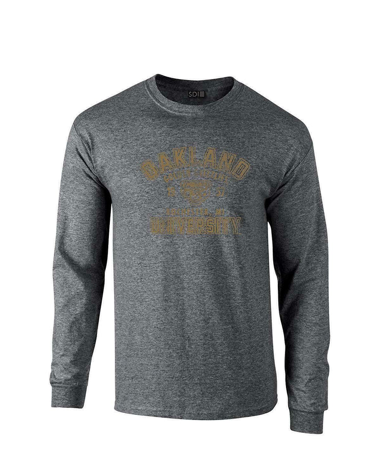 NCAA Oakland Golden Grizzlies Unisex Pre-Shrunk Long sleeve, Size 3X