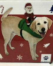 BBBMex Ride Along Santa Costume For Medium Size Dogs