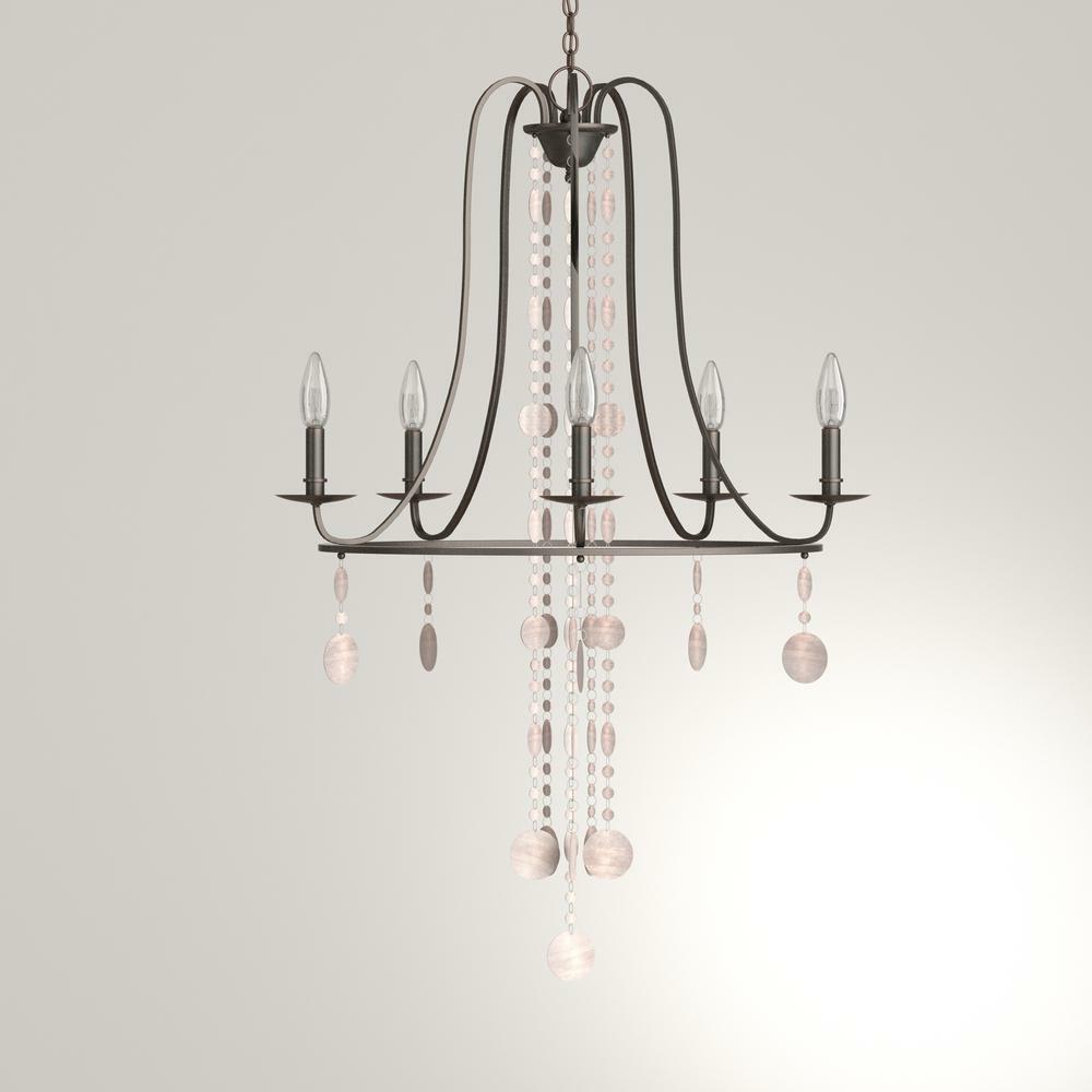 World Imports Matira 5-Light Oil Rubbed Bronze Chandelier