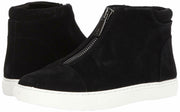 Kenneth Cole New York Womens Kayla Low Top Zipper, Black Suede, Size 6.5