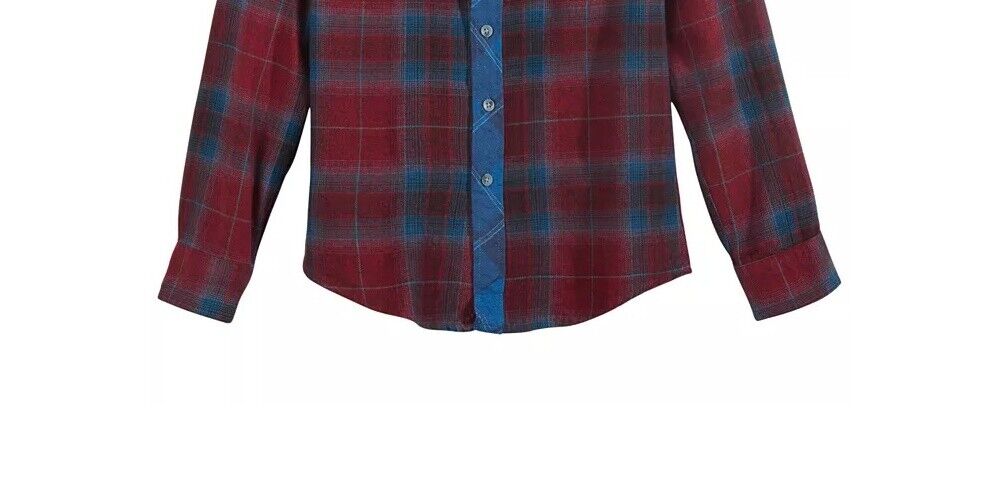 Univibe Big Boys Gustav Colorblocked Mix-Plaid Flannel Shirt, Size XL