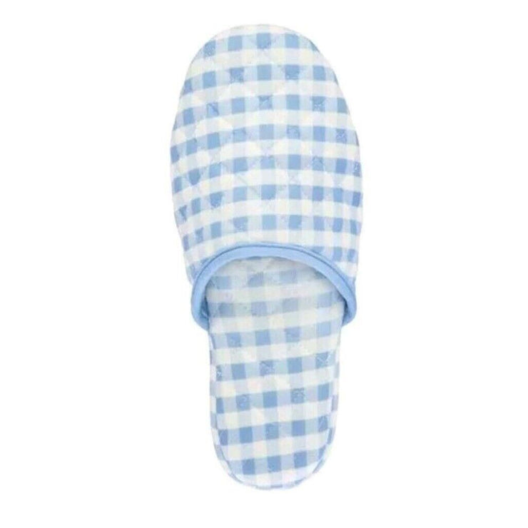Charter Club Women’s Quilted Gingham Clog Slippers