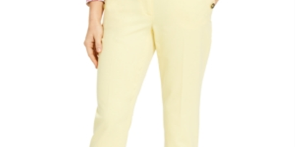 Bar Iii Women's Buttoned Slim Straight-Leg Dress Pants