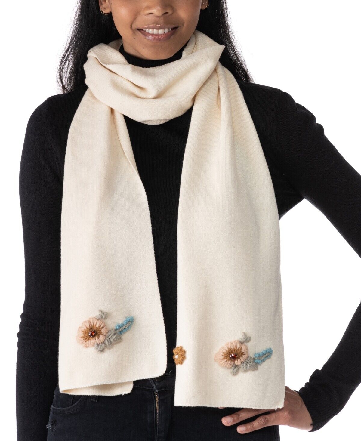 Inc International Concepts Embellished Muffler Scarf