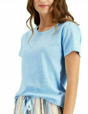 Jenni Ribbed-Knit Pajama T-Shirt