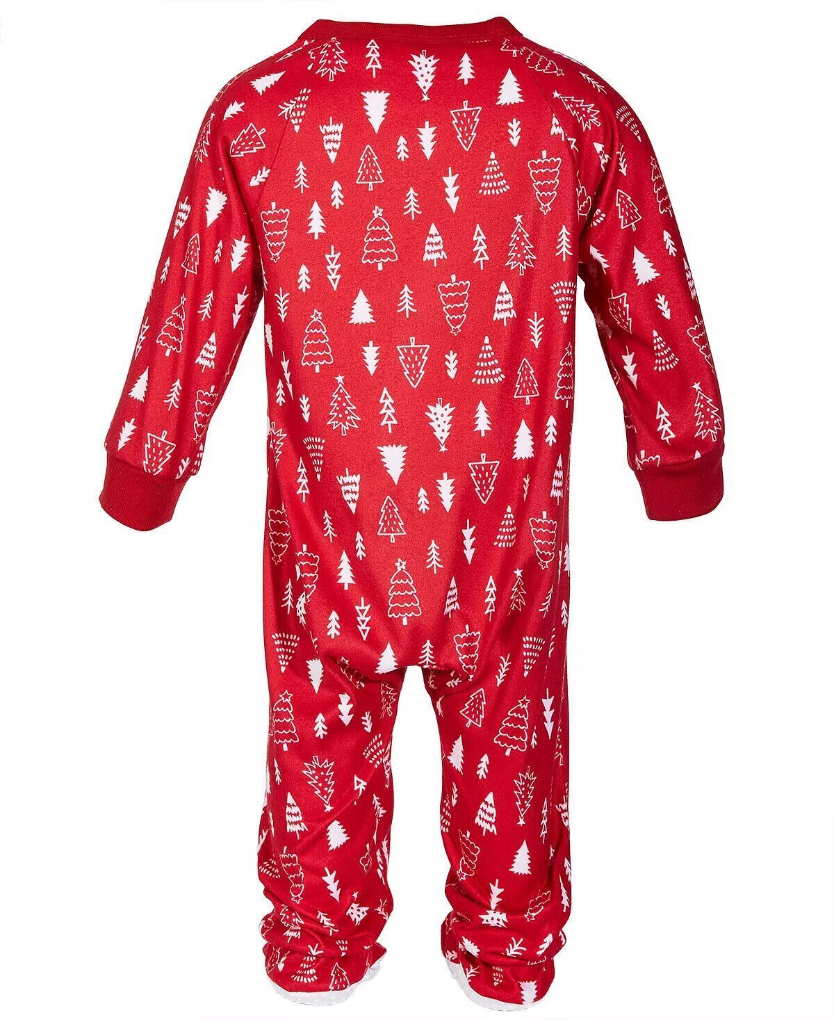 Family Pajamas Baby Matching Merry Trees Footed Pajama, 6–9 Months