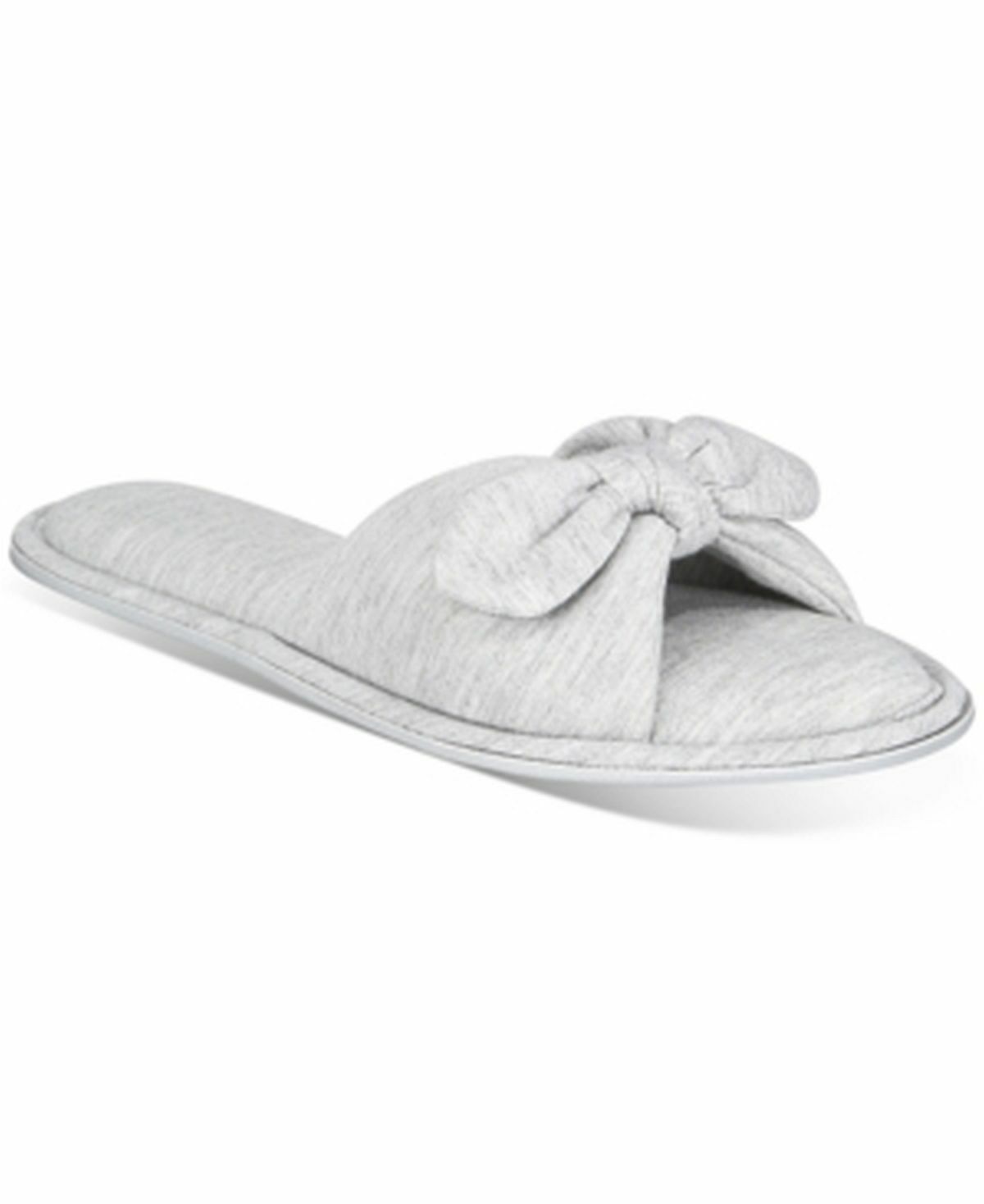 Charter Club Womens Open-Toe Knot Slippers