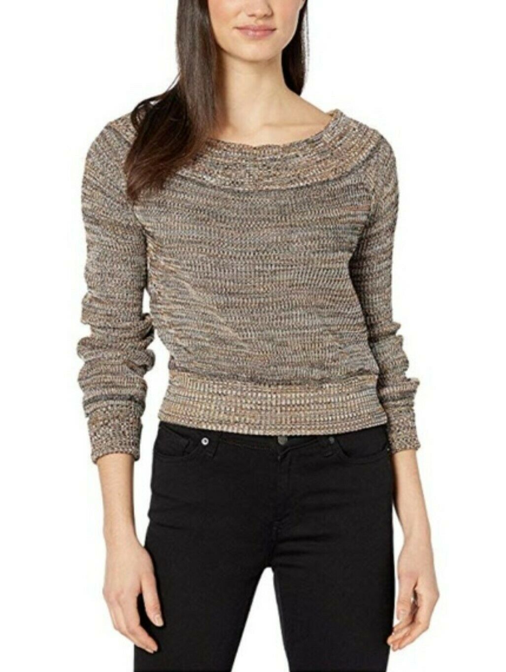 Free People Sugar Rush Sweater Black Combo