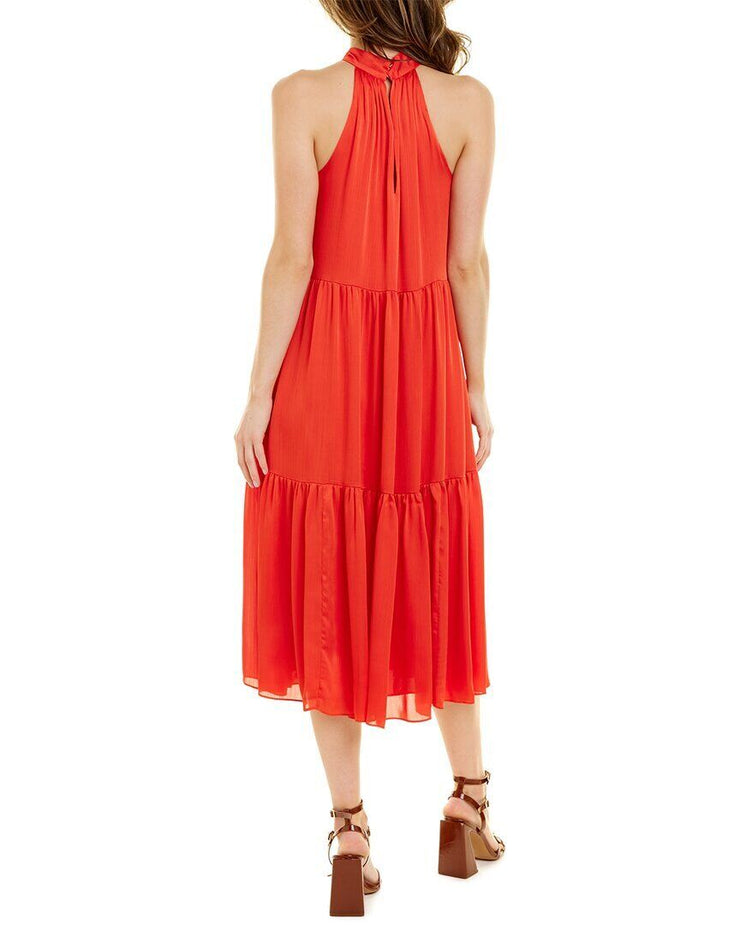 Trina Turk Immeasurable Halterneck Midi Dress, Size Small