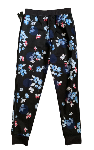 Adidas Girls Black Printed Tricot Joggers, Size 5