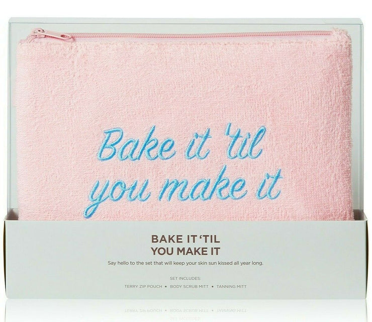 Macys Bake It Til You Make It Body Scrub / Tanning Set for a Sun-Kissed Glow