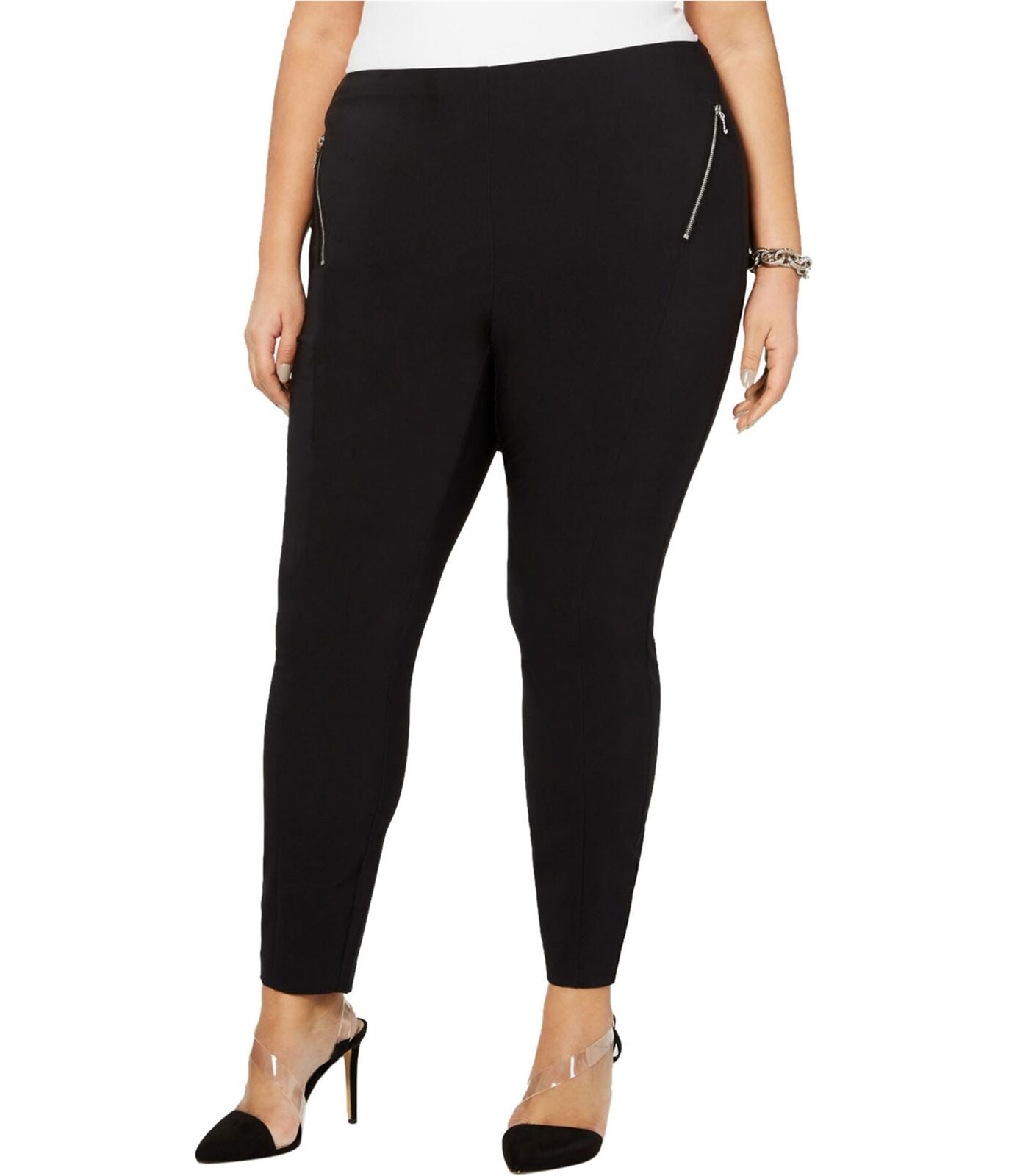 I-n-c Womens Plus Size Ponte-Knit Casual Leggings