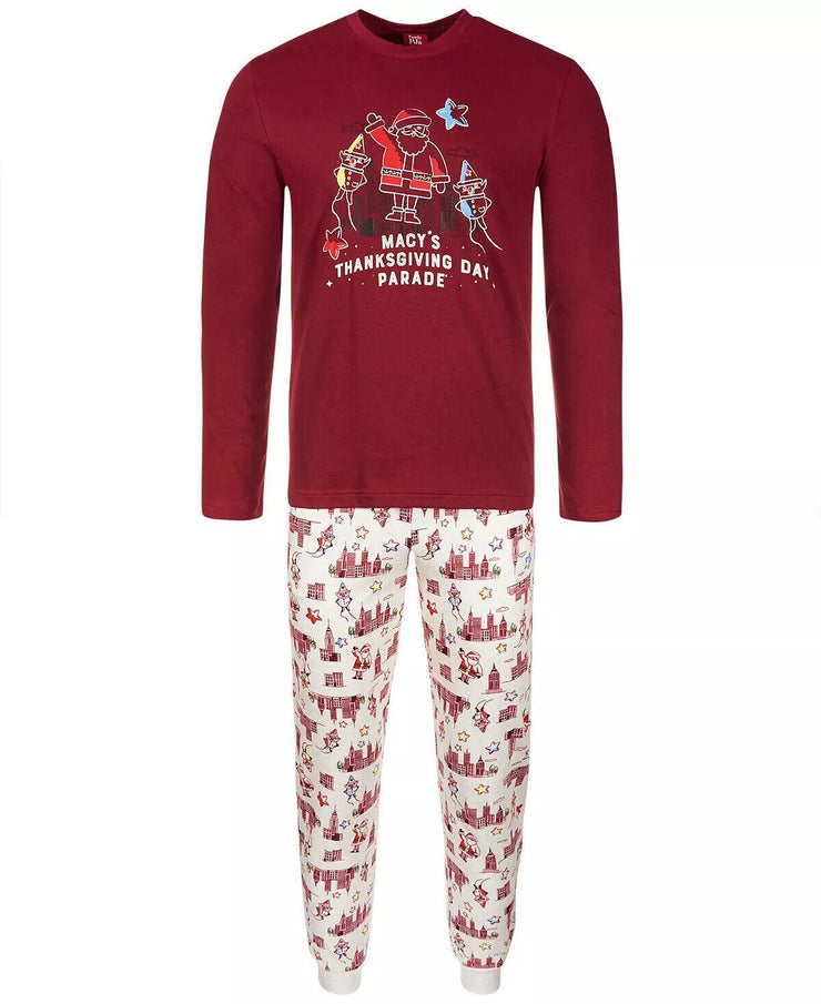 Matching Mens Macys Thanksgiving Day Parade Family Pajama Set, Size XL