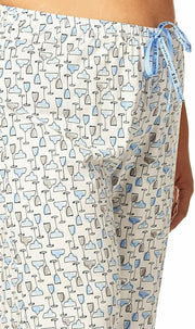 Hue Plus Size Icy Margarita Knit Capri Pajama Pants, Choose Sz/Color