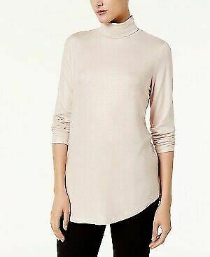 Jm Collection Petite Turtleneck Top, Pointe Pink Size XL