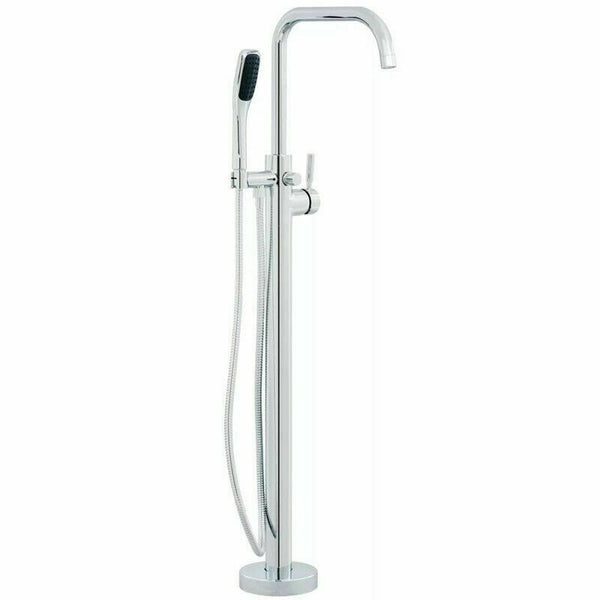 Miseno MTF194 Floor Mounted Tub Filler with 1.8 GPM Hand Shower Integrated Valve