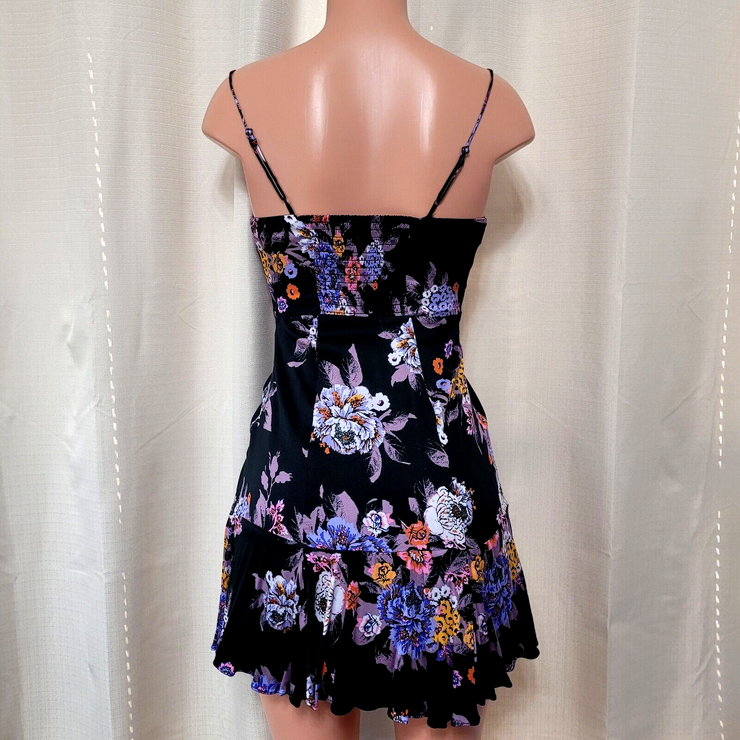 Free People Dress Sheath Floral Happy Heart, Size Large