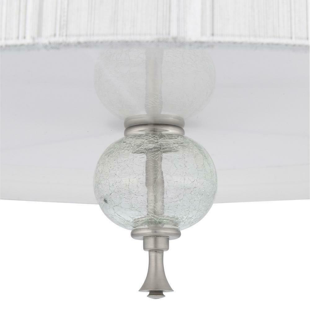 World Imports Bayonne Collection 3-Light Brushed Nickel Inverted Hanging Pendant